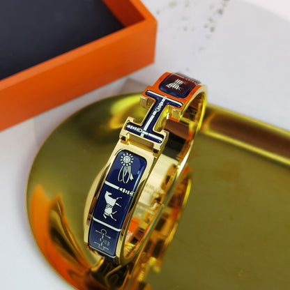 [⭐Novea]H COUVERTURES DARK BLUE BRACELET