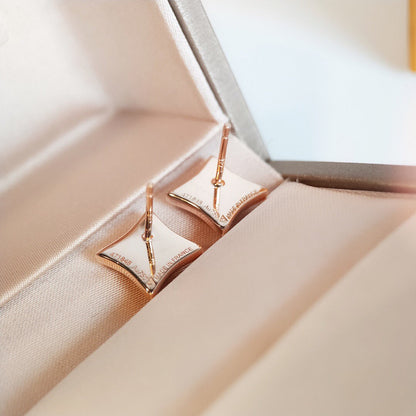 [⭐Novea]STAR MOP PINK GOLD EARRINGS