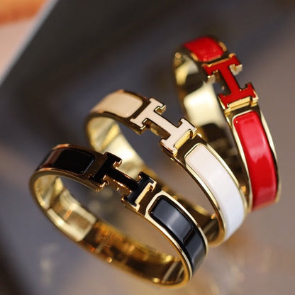 [⭐Novea]H BRACELET 12MM GOLD
