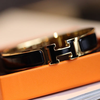 [⭐Novea]H BRACELET 12MM GOLD