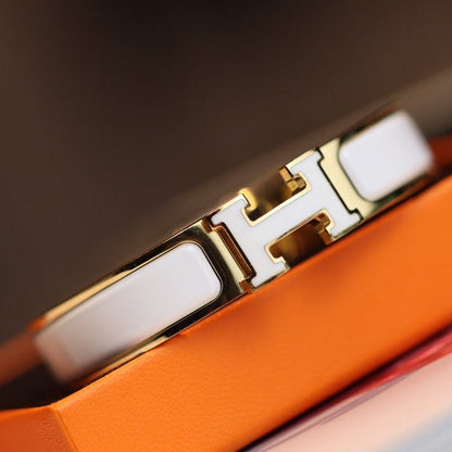 [⭐Novea]H BRACELET 12MM GOLD