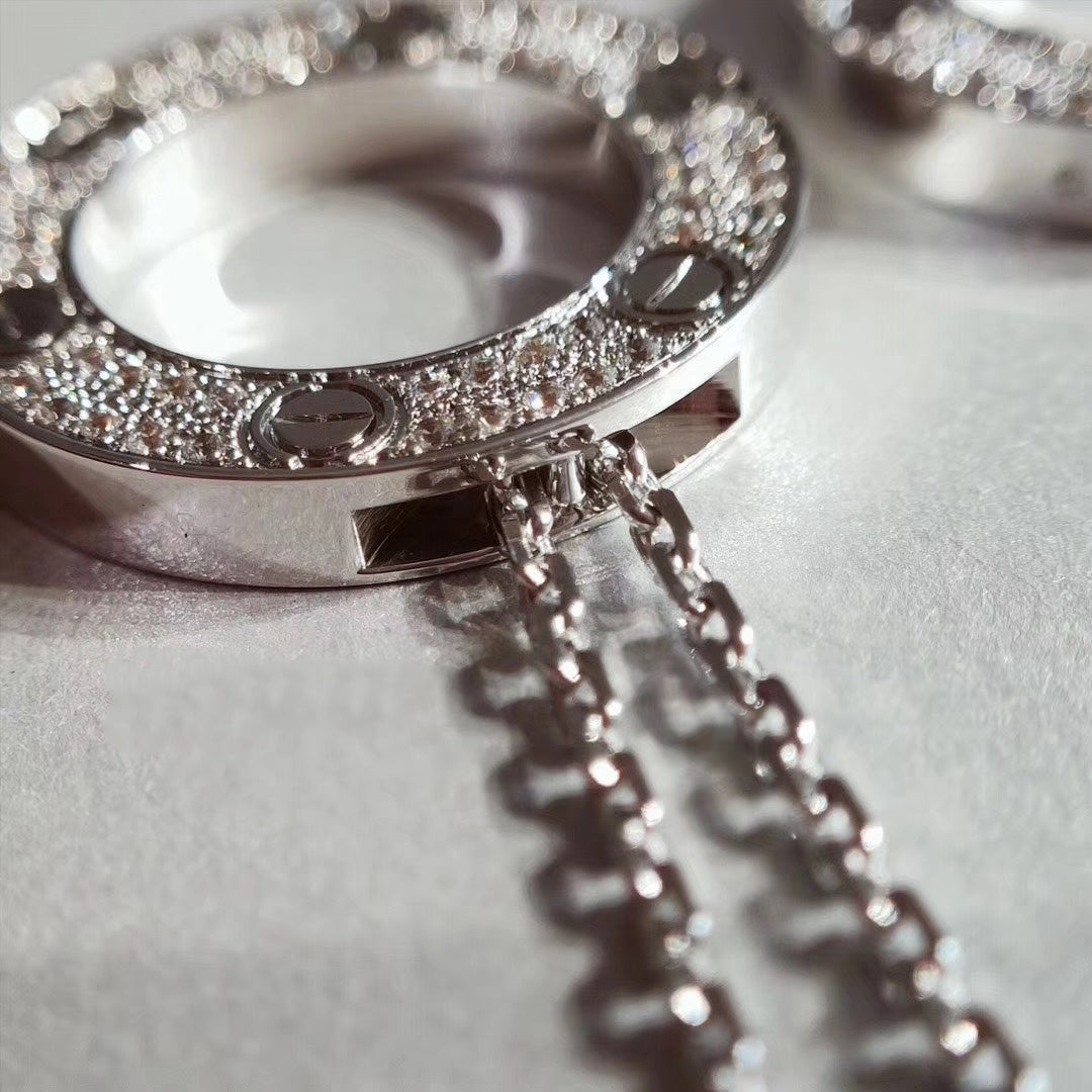 [⭐Novea]LOVE NECKLACE ADJUSTABLE SILVER