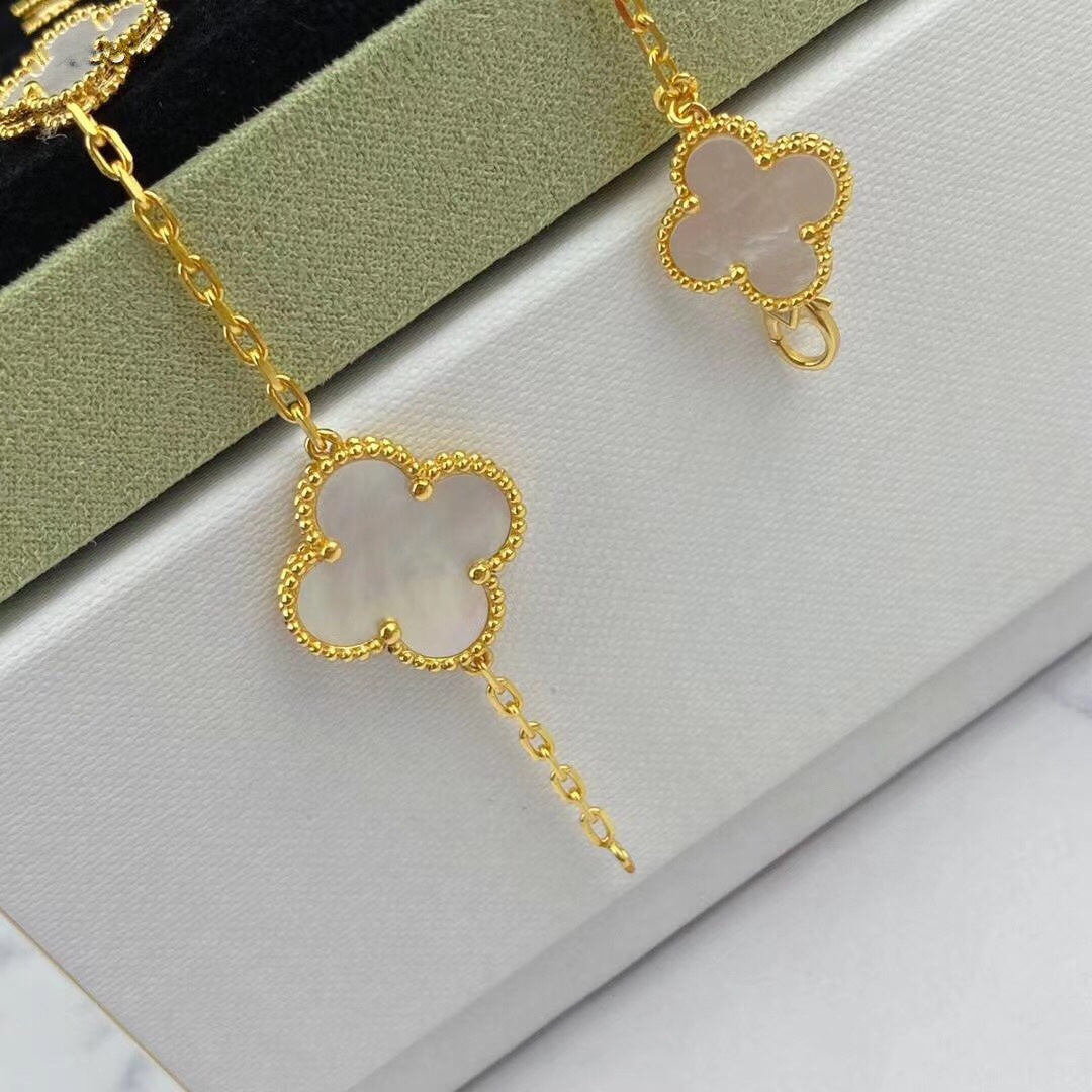 [⭐Novea]MAGIC CLOVER MOP GOLD BRACELET 5 MOTIFS