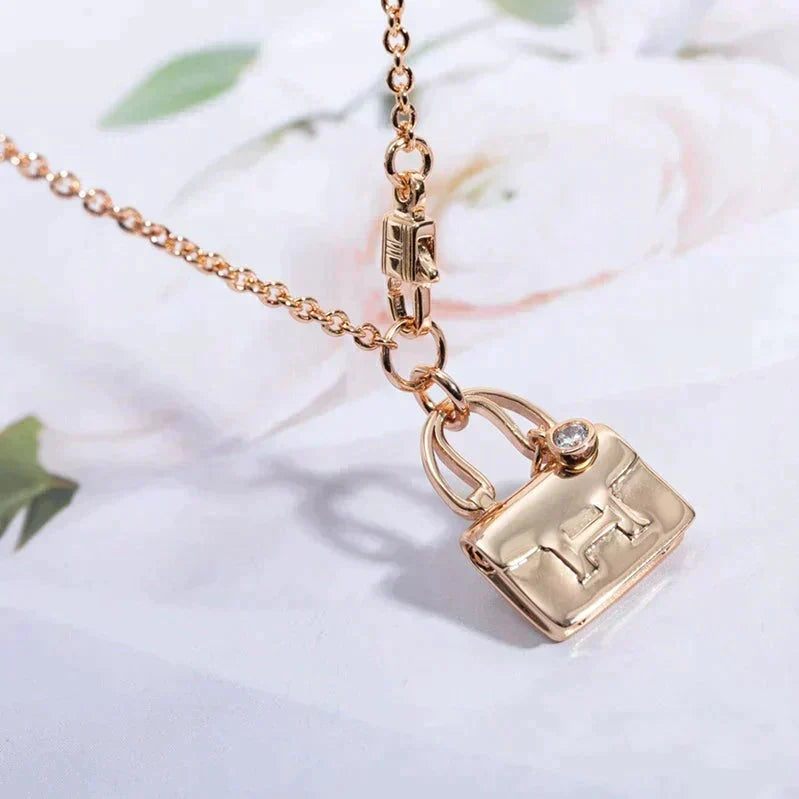 [⭐Novea]AMULETTE PEDANT ROSE GOLD NECKLACE