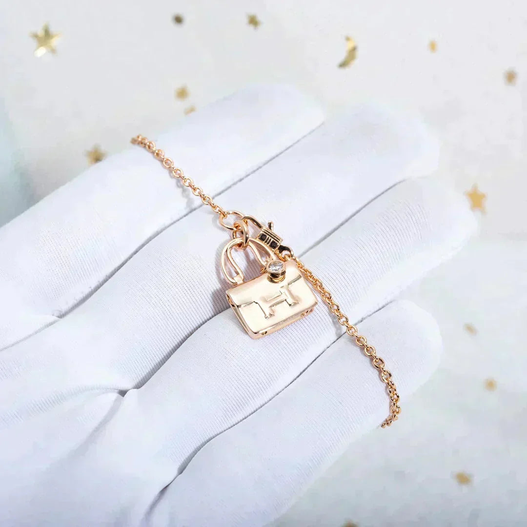 [⭐Novea]AMULETTE PEDANT ROSE GOLD NECKLACE