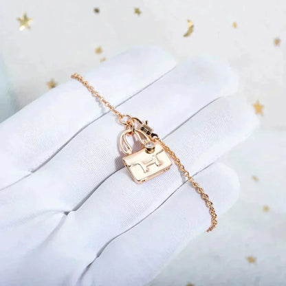 [⭐Novea]AMULETTE PEDANT ROSE GOLD NECKLACE