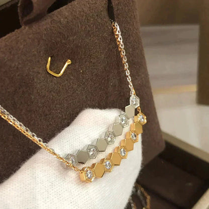[⭐Novea]BEE LOVE NECKLACE DIAMOND