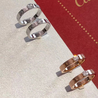 [⭐Novea]LOVE RING 3.6MM 1 BIG DIAMOND