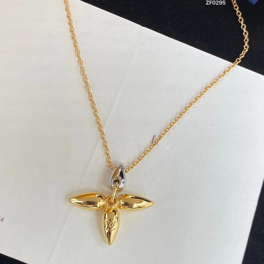 [⭐Novea]LOUISETTE PEDANT GOLD NECKLACE