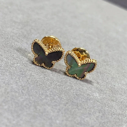 [⭐Novea]BUTTERFLY DARK MOP  EARRINGS