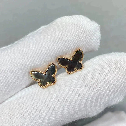 [⭐Novea]BUTTERFLY DARK MOP  EARRINGS