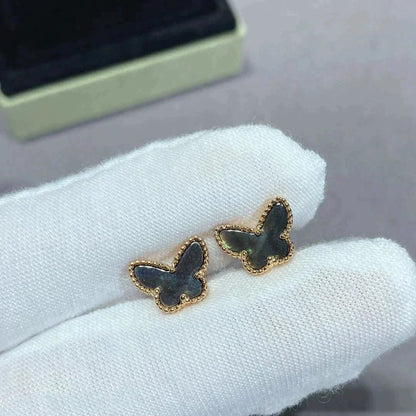 [⭐Novea]BUTTERFLY DARK MOP  EARRINGS
