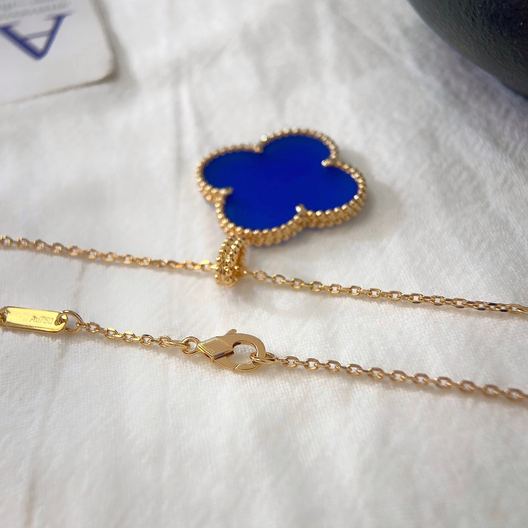[⭐Novea]CLOVER 25MM NECKLACE TURQUOISE ROSE GOLD