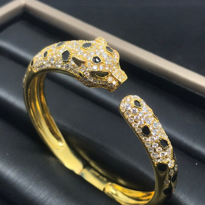 [⭐Novea]PANTHERE BIG BRACELET DIAMONDS