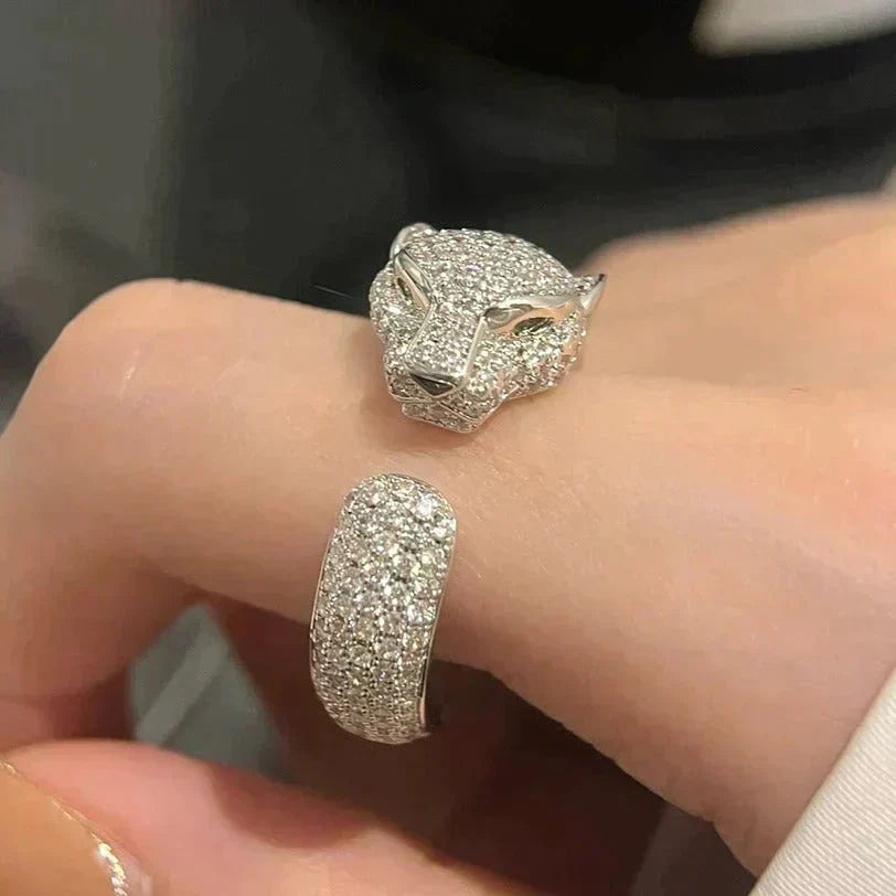 [⭐Novea]PANTHERE 5.5MM ALL DIAMOND RING