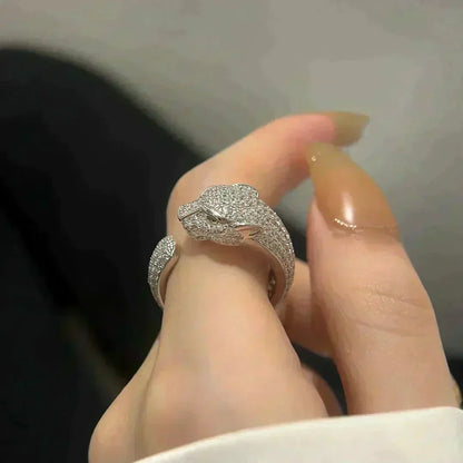 [⭐Novea]PANTHERE 5.5MM ALL DIAMOND RING
