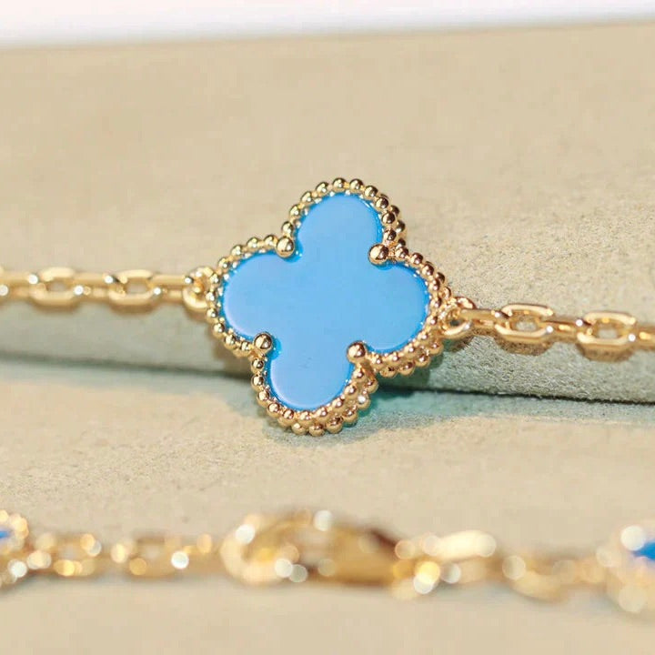 [⭐Novea]CLOVER 20 MOTIFS TURQUOISE GOLD