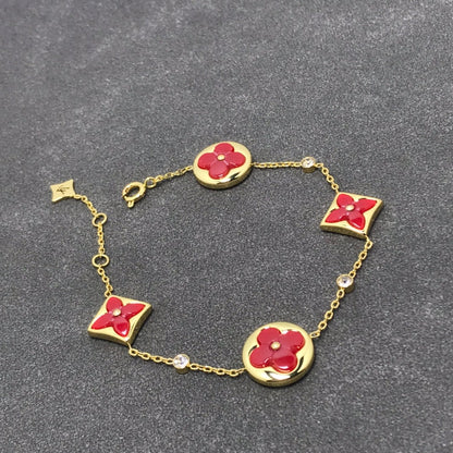[⭐Novea]STAR AND SUN CARNELIAN 4 MOTIFS 3 DIAMONDS