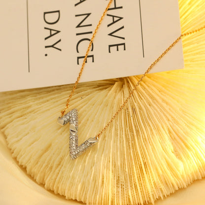 [⭐Novea]VOLT SILVER DIAMOND PEDANT NECKLACE