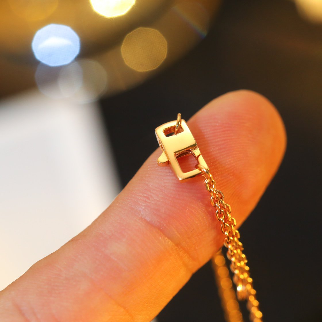 [⭐Novea]STAR AND SUN DIAMOND PINK GOLD NECKLACE
