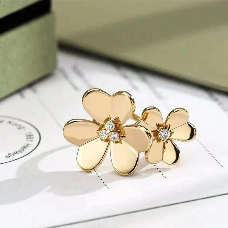 [⭐Novea]CLOVER COMOS GOLD DIAMOND RING