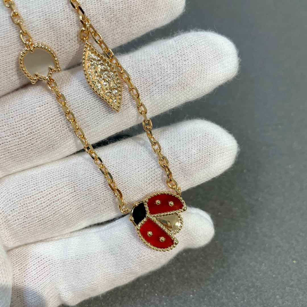 [⭐Novea]LUCKY SPRING 15 MOTIFS GOLD NECKLACE