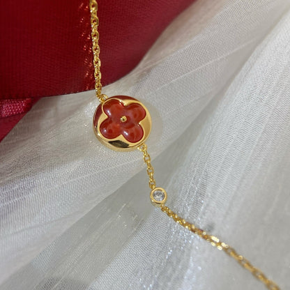 [⭐Novea]SUN PEDANT CARNELIAN BRACELET