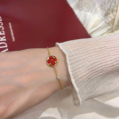 [⭐Novea]SUN PEDANT CARNELIAN BRACELET