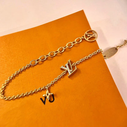 [⭐Novea]LOGO STAR MOTIF GOLD BRACELET