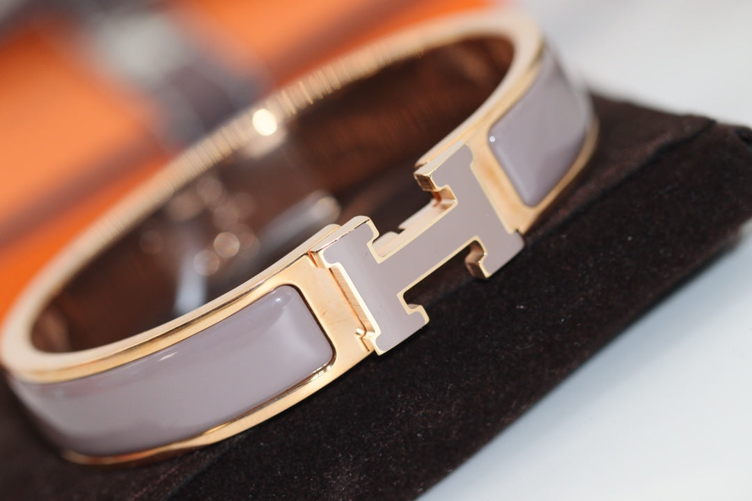 [⭐Novea]H BRACELET 12MM BROWN