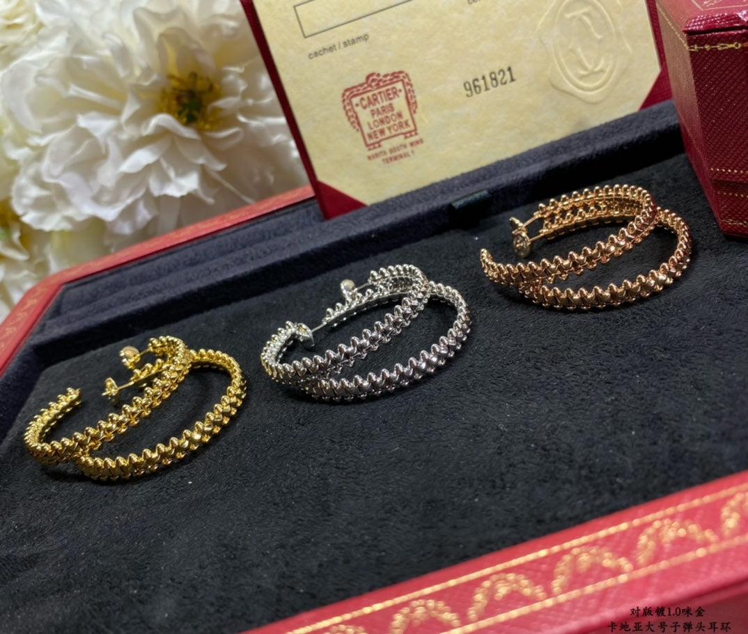 [⭐Novea]CLASH LARGE HOOP EARRINGS