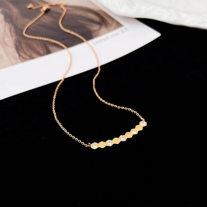 [⭐Novea]BEE MY LOVE DIAMOND NECKLACE