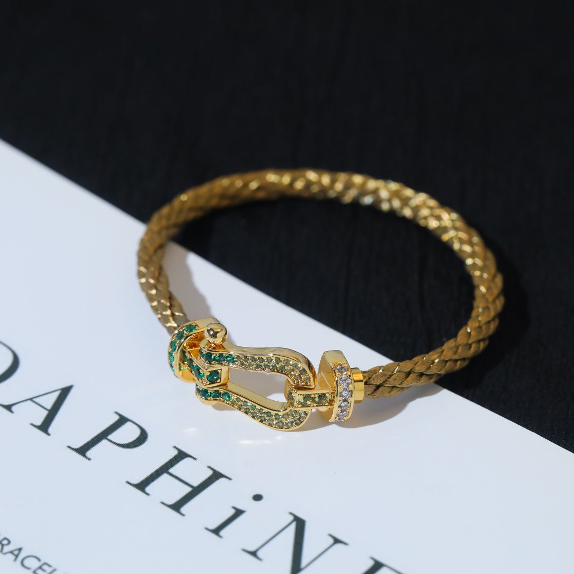 [⭐Novea]FORCE 10 GOLD GREEN DIAMOND PAVED
