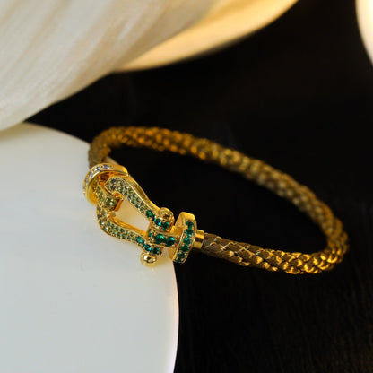[⭐Novea]FORCE 10 GOLD GREEN DIAMOND PAVED
