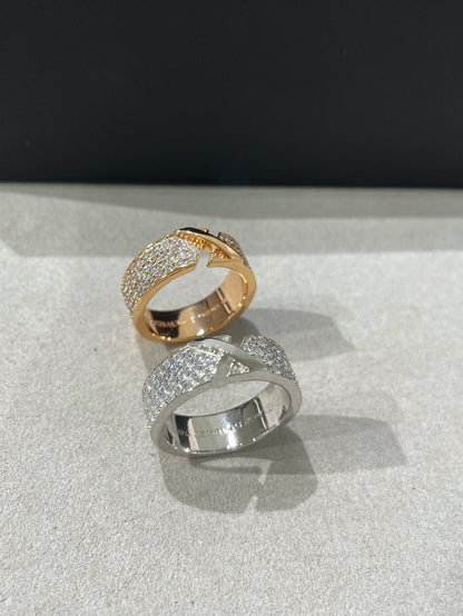 [⭐Novea]LIENS EVIDENCE  DIAMOND PAVED RING