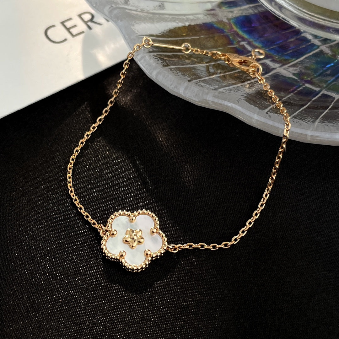 [⭐Novea]LUCKY SPRING ROSE GOLD MOP BRACELET