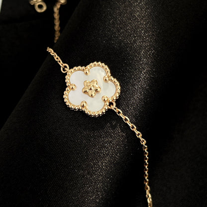 [⭐Novea]LUCKY SPRING ROSE GOLD MOP BRACELET