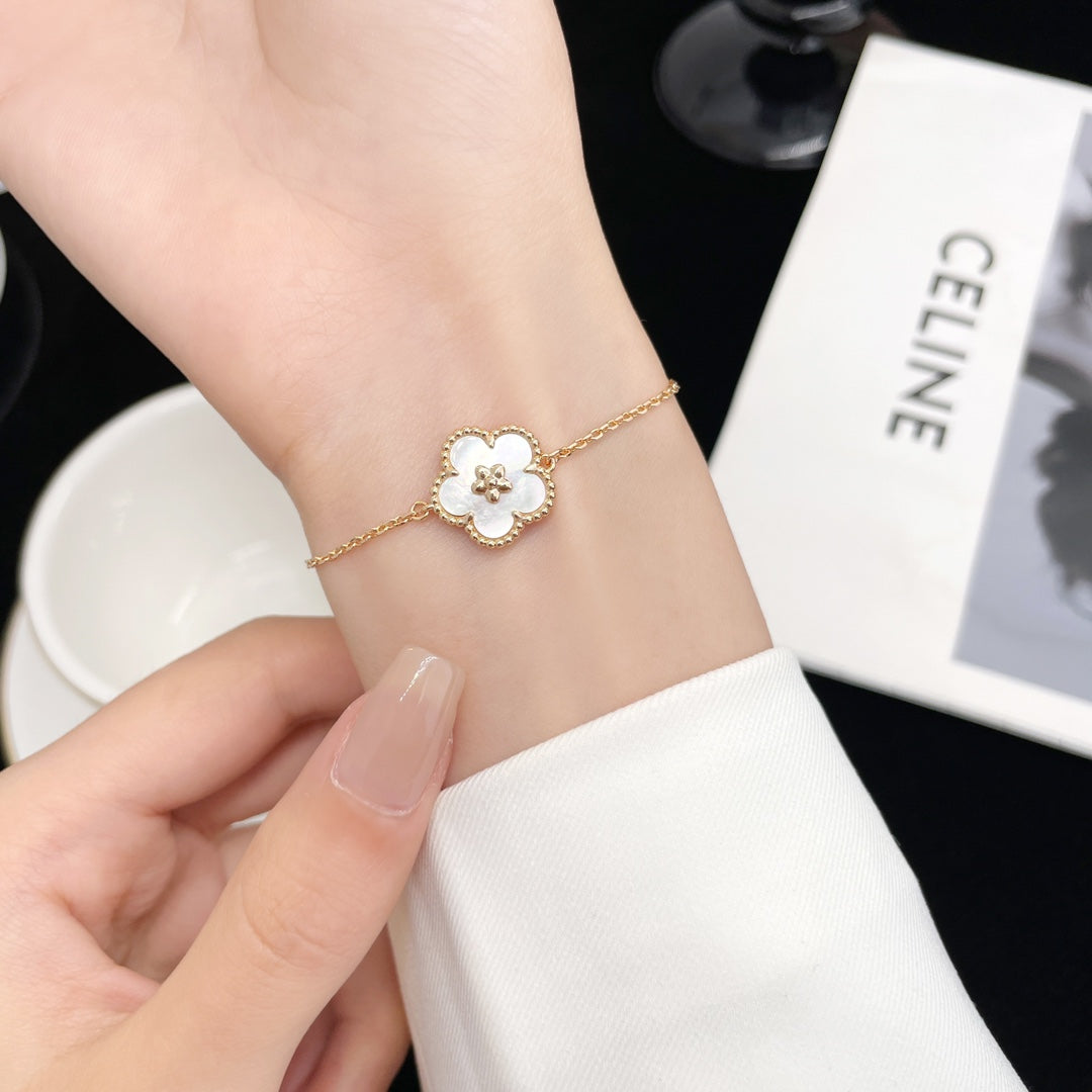 [⭐Novea]LUCKY SPRING ROSE GOLD MOP BRACELET