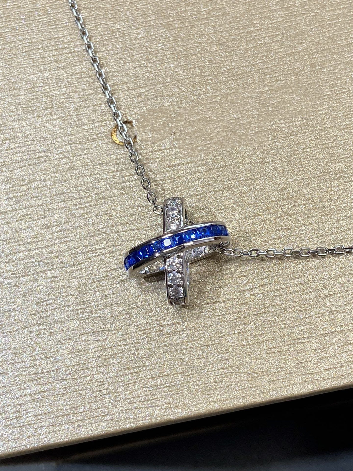[⭐Novea]LIENS DIAMOND SILVER NECKLACE