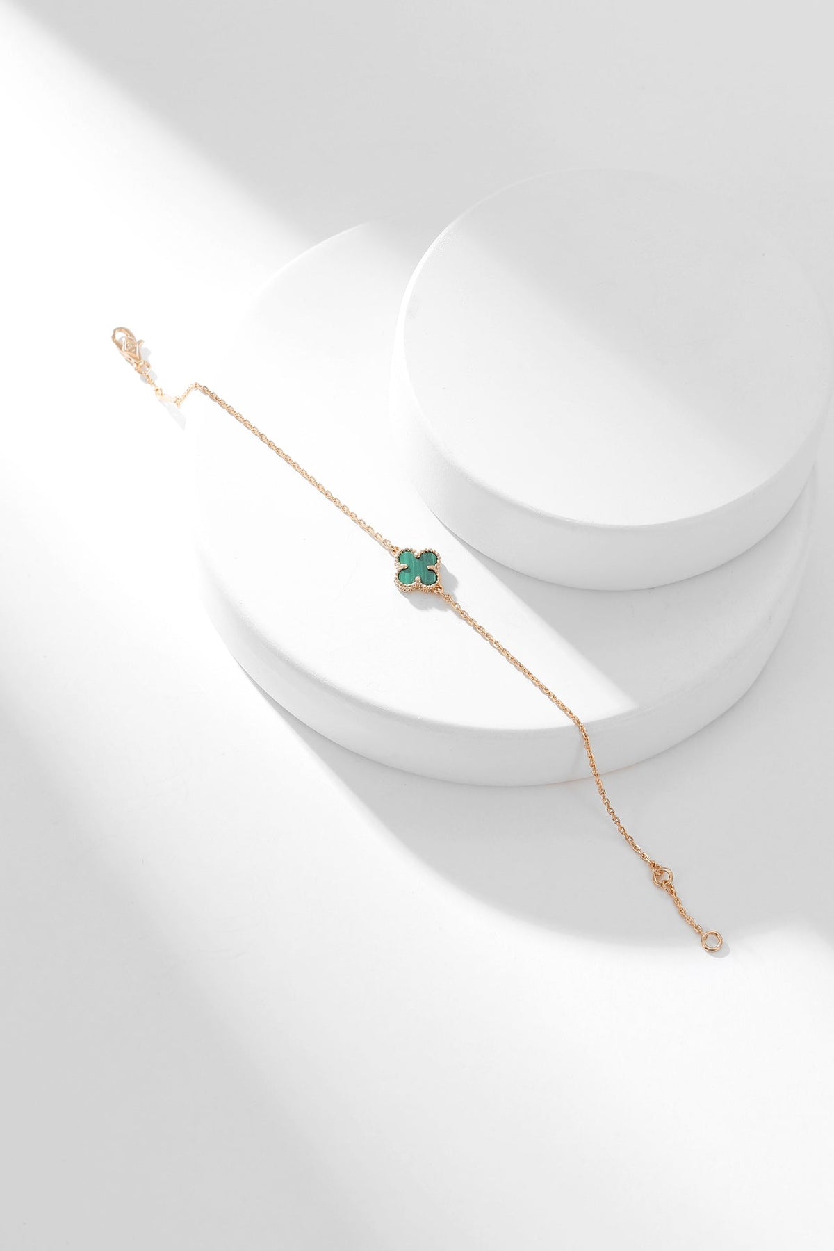 [⭐Novea]CLOVER BRACELET MALACHITE 1 MOTIF