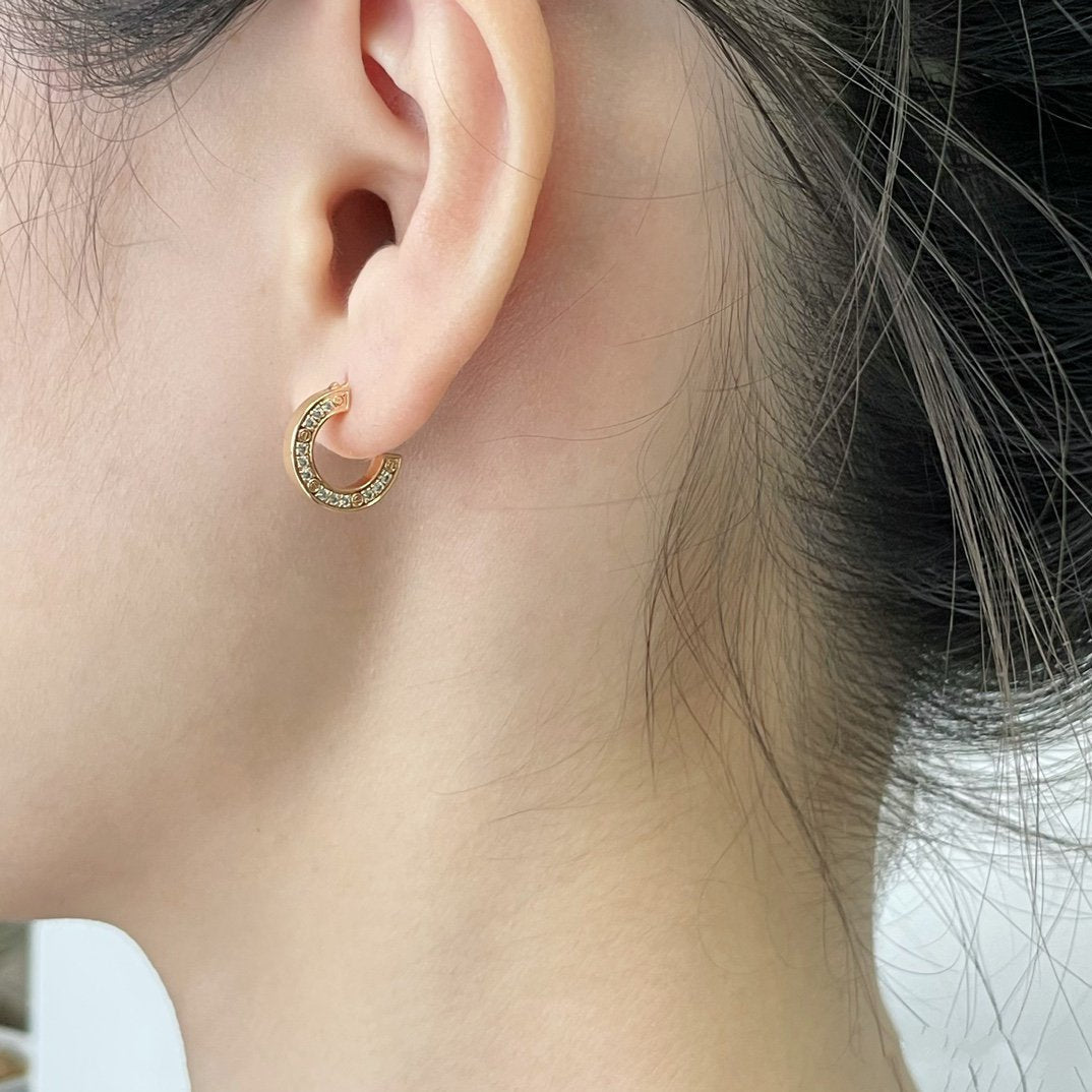 [⭐Novea]LOVE DIAMOND EARRINGS