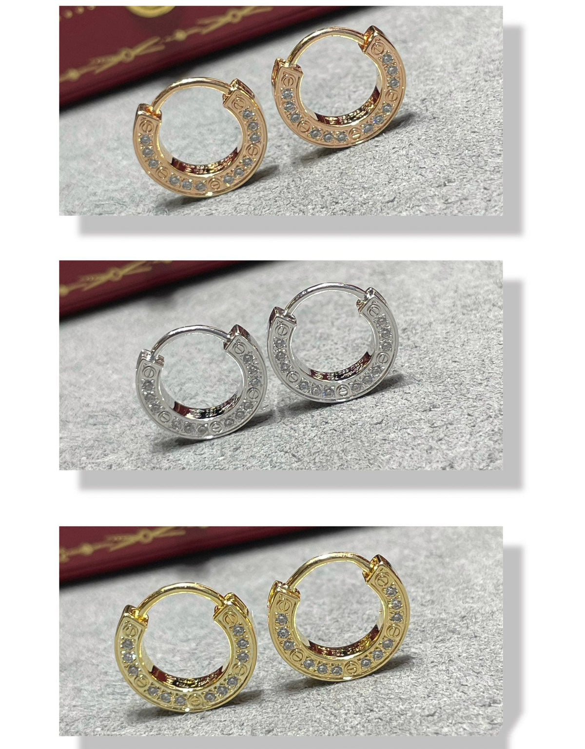 [⭐Novea]LOVE DIAMOND EARRINGS