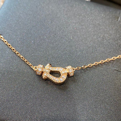 [⭐Novea]FORCE 10 DIAMOND PINK GOLD NECKLACE MINI MODEL