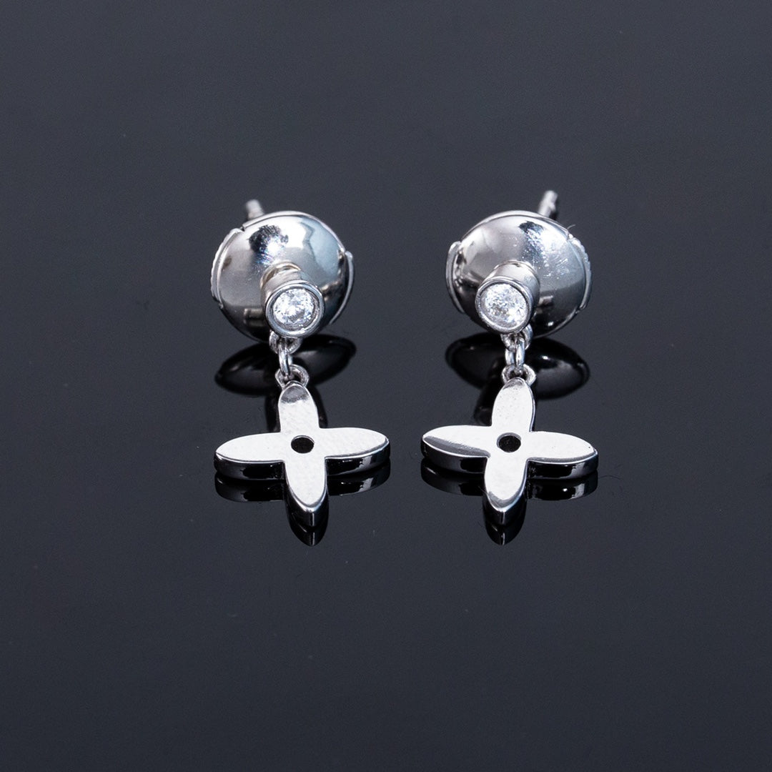 [⭐Novea]VIDYLLE SILVER DIAMOND MINI DROP EARRINGS