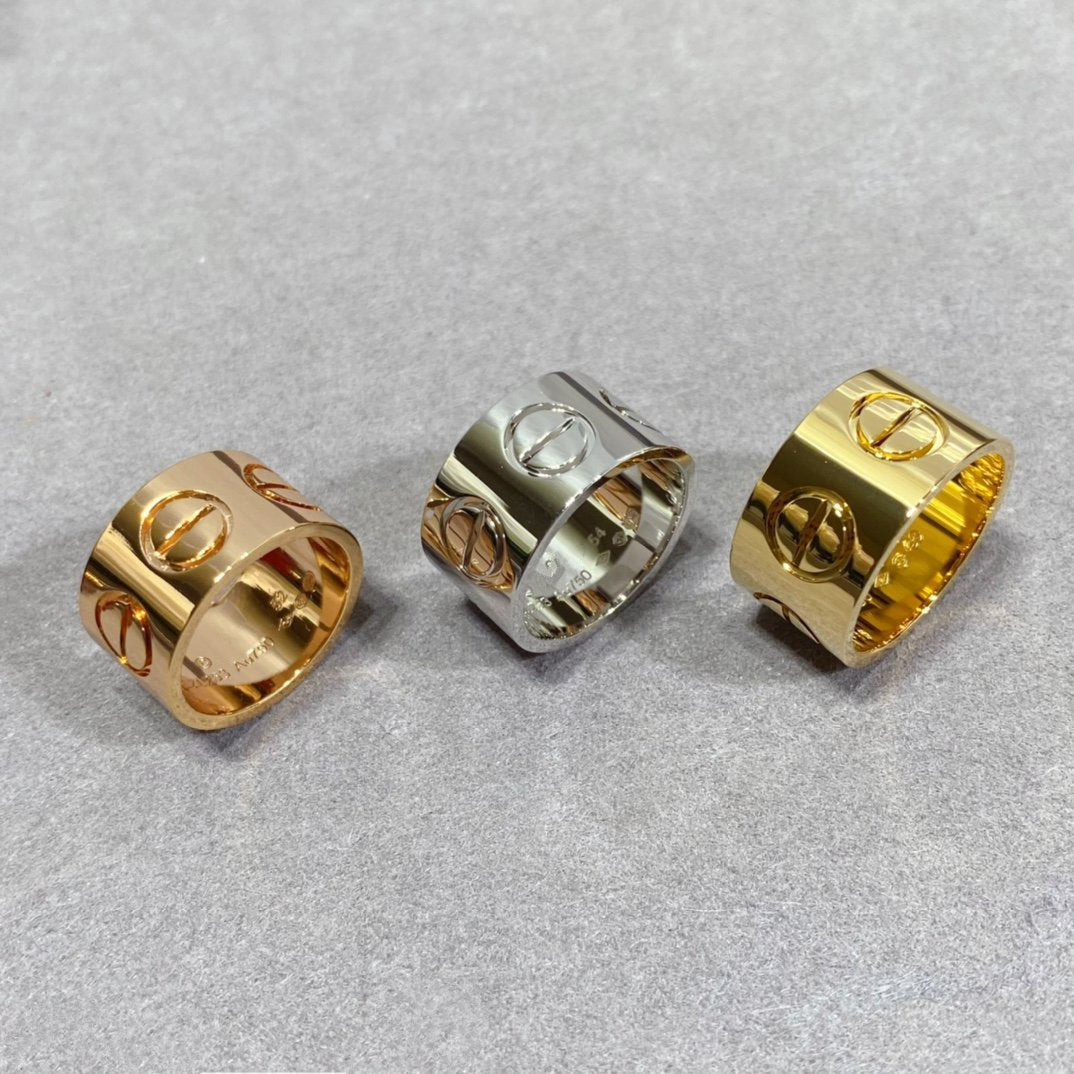[⭐Novea]LOVE 11MM LARGE RING