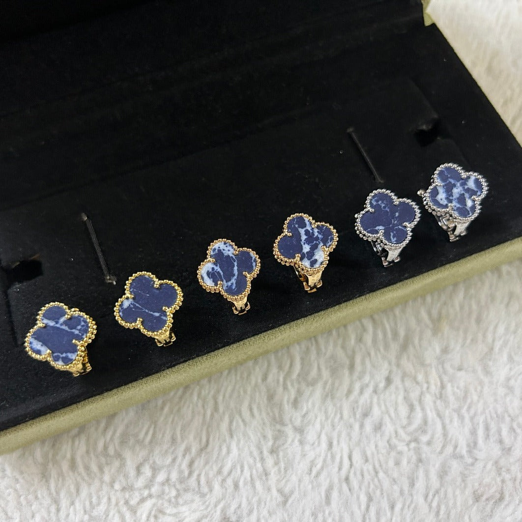 [⭐Novea]CLOVER PIETERSITE MEDIUM STUD EARRINGS