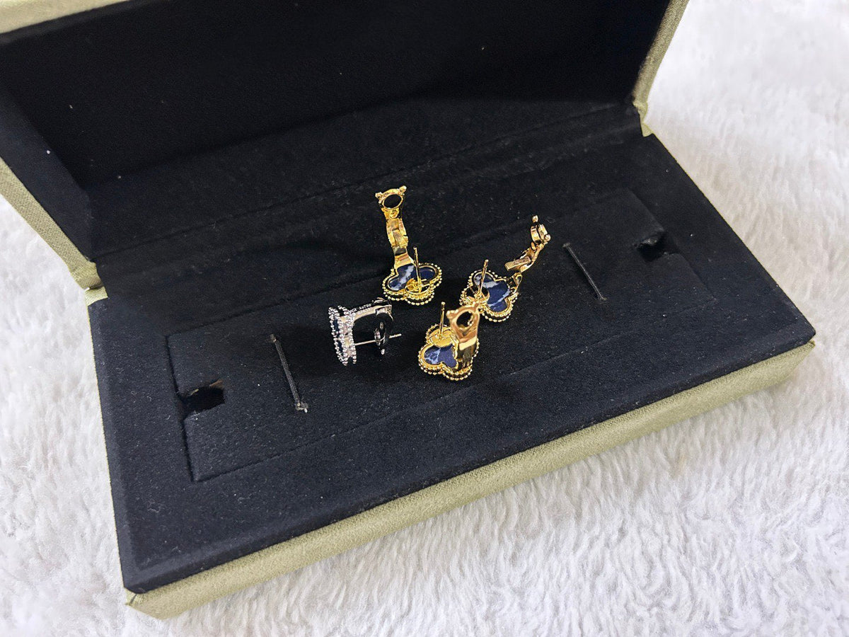 [⭐Novea]CLOVER PIETERSITE MEDIUM STUD EARRINGS