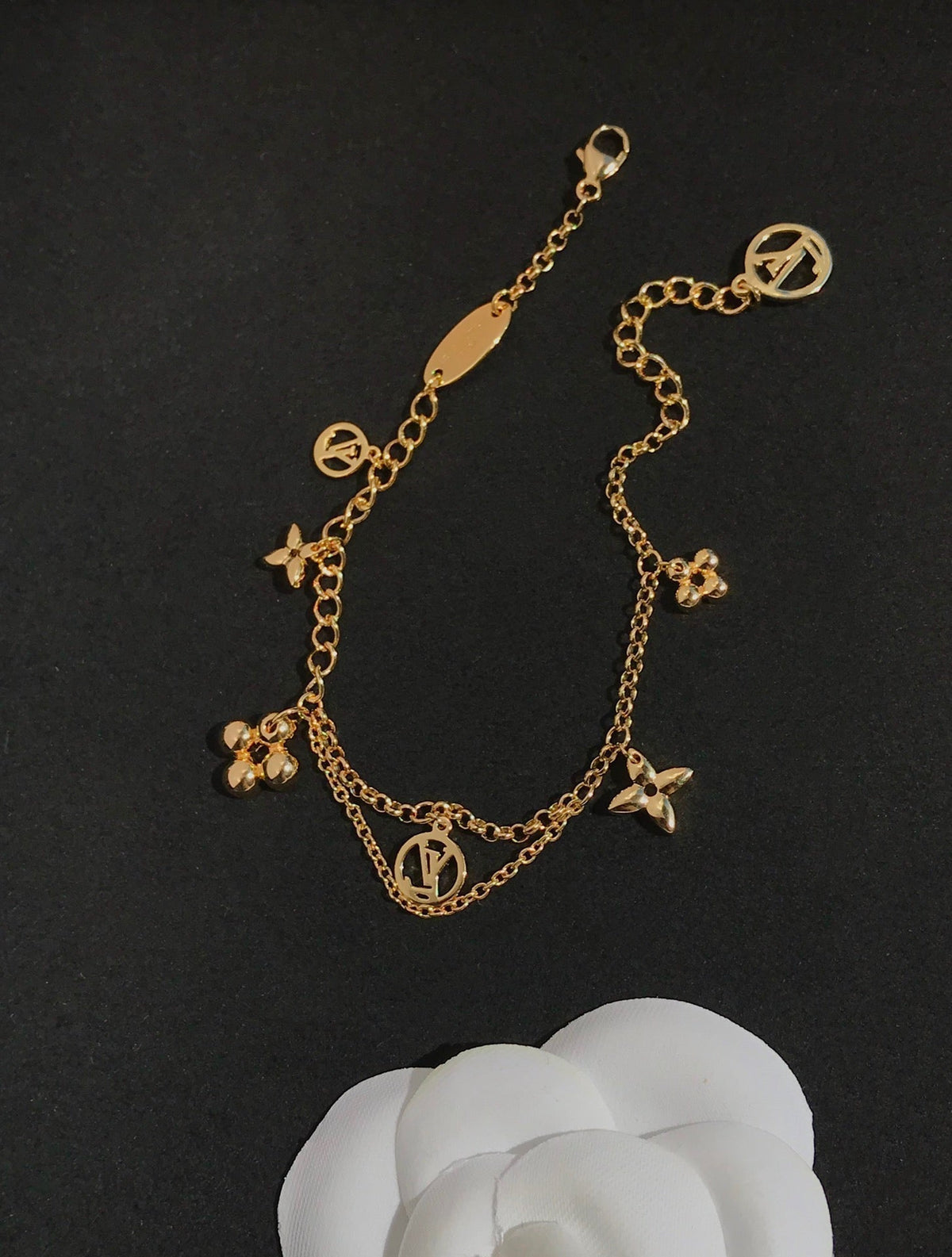 [⭐Novea]BLOOMING PINK GOLD MOP BRACELET