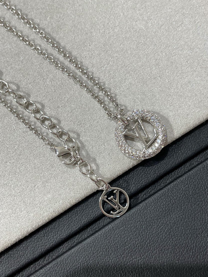 [⭐Novea]BY NIGHT DIAMOND PAVED NECKLACE