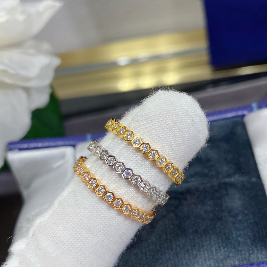 [⭐Novea]BEE LOVE DIAMOND PAVED SMALL RING